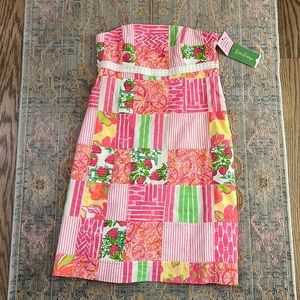 NWT Lilly Pulitzer Bowen Strapless Dress